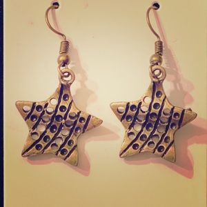Bronze Star Earrings!!!